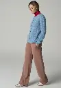 Gilet femme en mohair de chevreau