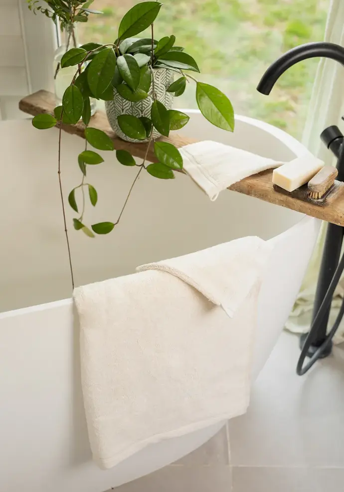 Parure de bain éponge coton bio