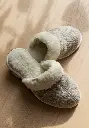 Mules femme en laine vierge