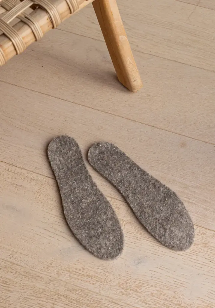 Semelles laine naturelle