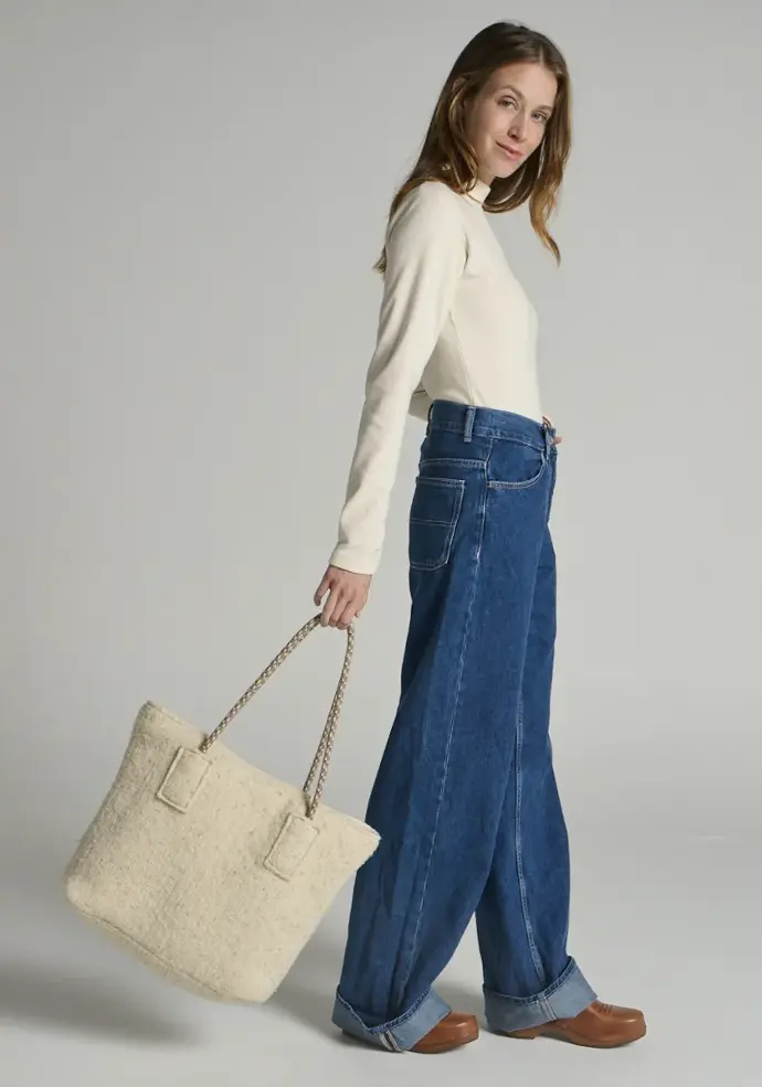 Cabas en laine et coton bio