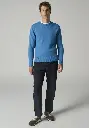 Pull homme col rond laine et alpaga