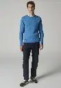 Pull homme col rond laine et alpaga