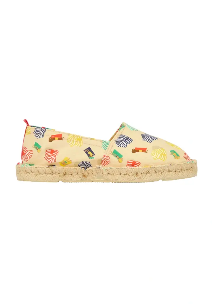 Espadrilles imprimées femme made in France