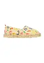 Espadrilles imprimées femme made in France