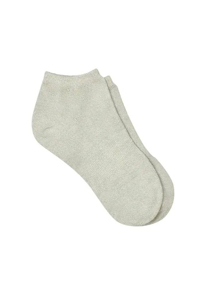 Socquettes mixtes en lin et coton
