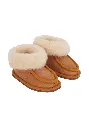 Chaussons enfants en peau d'agneau