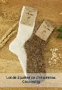 Lot de 2 chaussettes cocooning