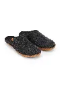 Mules homme en laine non fourrées 