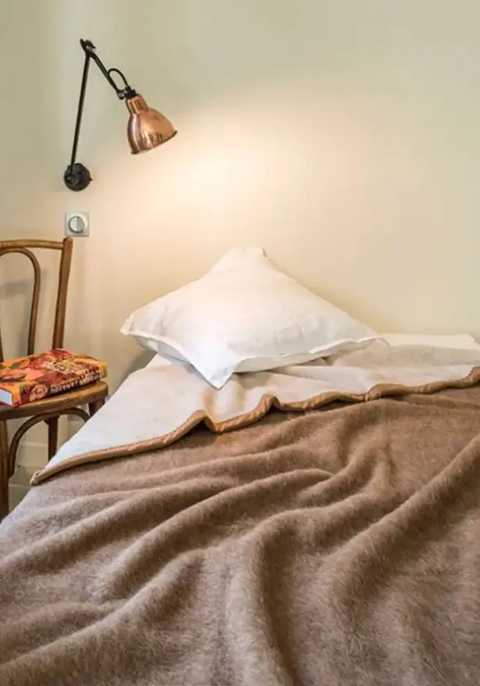 Couverture luxueuse en 100 % alpaga