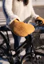 Manchons en peau de mouton pour vélo