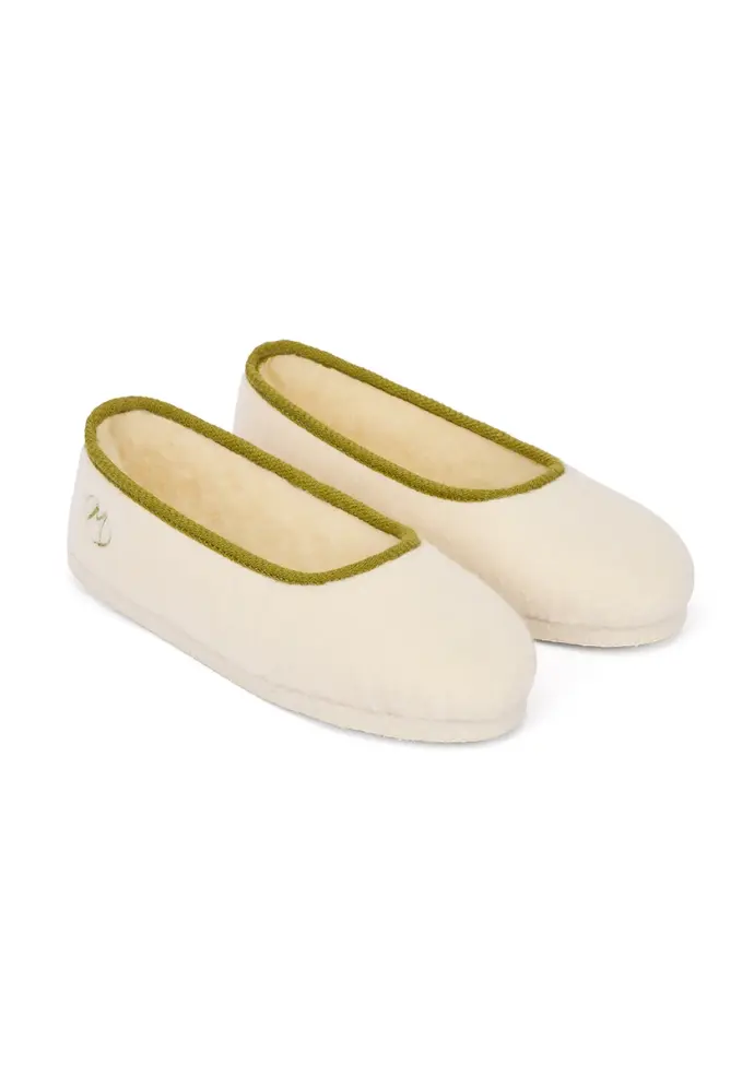 Ballerines femme en laine mérinos
