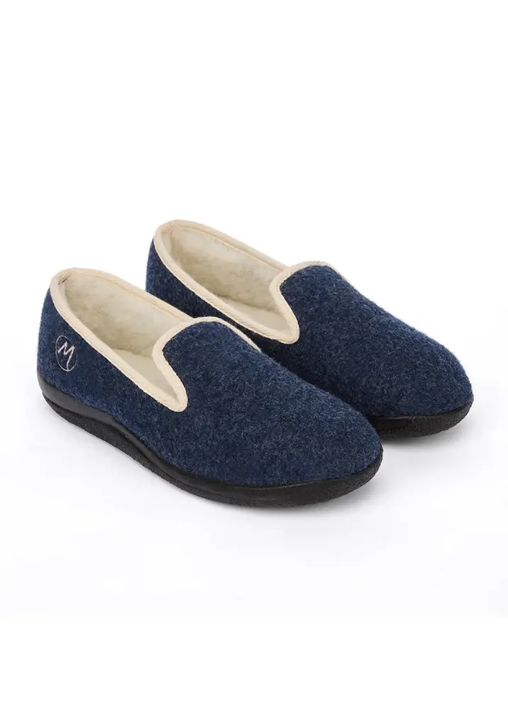 Chaussons mixtes fourrés en laine