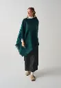 Poncho 100% mohair femme