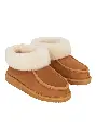 Chaussons mixtes rebord fourrés