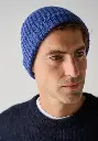 Bonnet homme en mérinos et alpaga