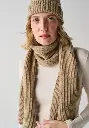 Echarpe laine mérinos et alpaga femme