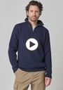 Pull homme en laine et soie