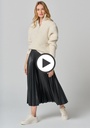 Pull en maille bouclette pour femme