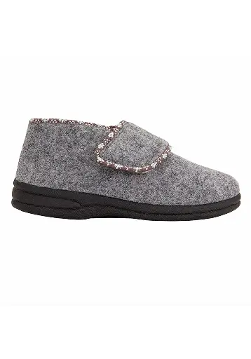 Bottillons femme fourrés fermés par velcro