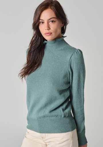 [COROLLE] Pull femme col montant fantaisie