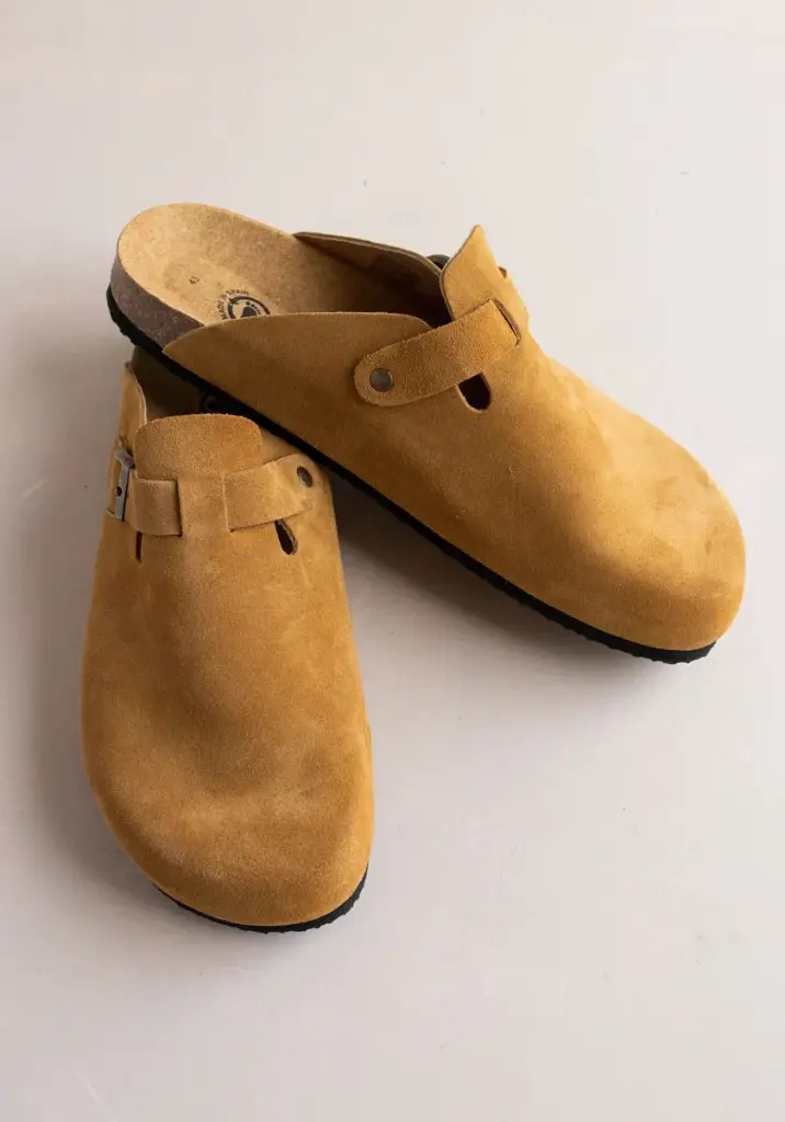 Sabots mixtes en cuir