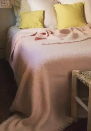 [CV] Couverture mohair légère et vaporeuse