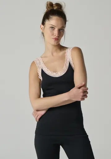 Débardeur femme en coton gratté