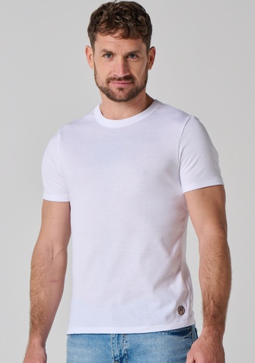 T-shirt homme col rond en coton bio