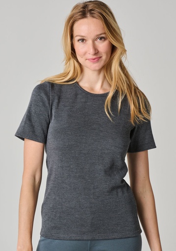 [TCF_GRI_REDIR] T-shirt femme en laine mérinos