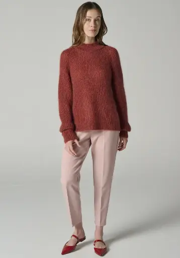 Pull femme en laine mohair