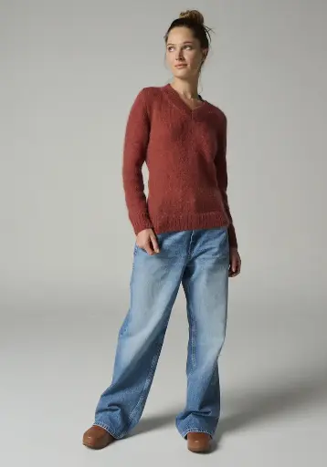 Pull femme en laine
