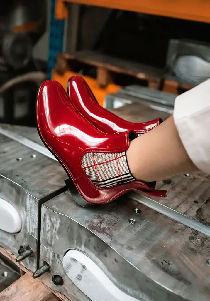 Bottines de pluie pour femme
