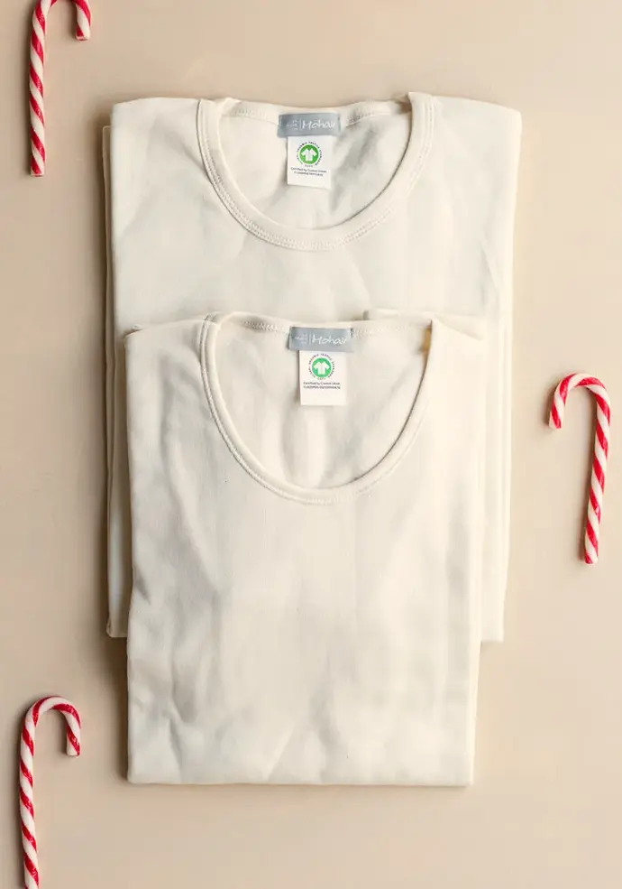 Pack t-shirt manches longues coton bio femme & homme