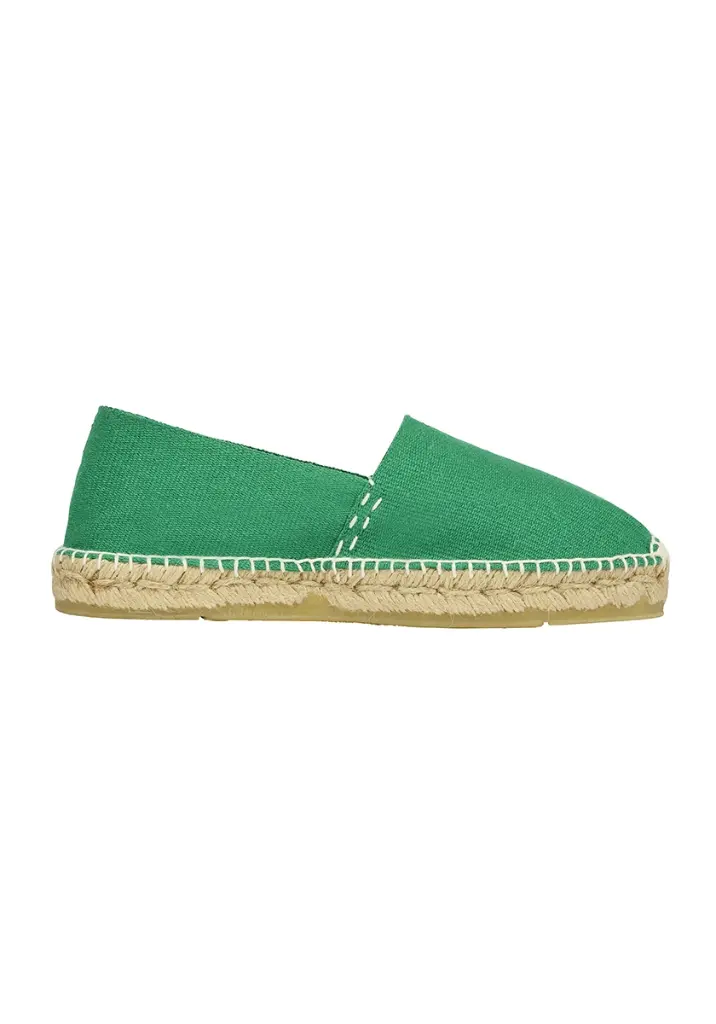 Espadrilles du pays basque couleur vert