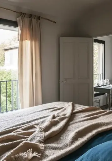 Couverture double en alpaga | Alpagas D'Ham Nature