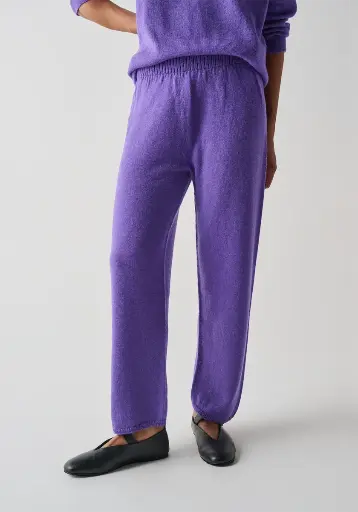 Pantalon femme laine mérinos et alpaga