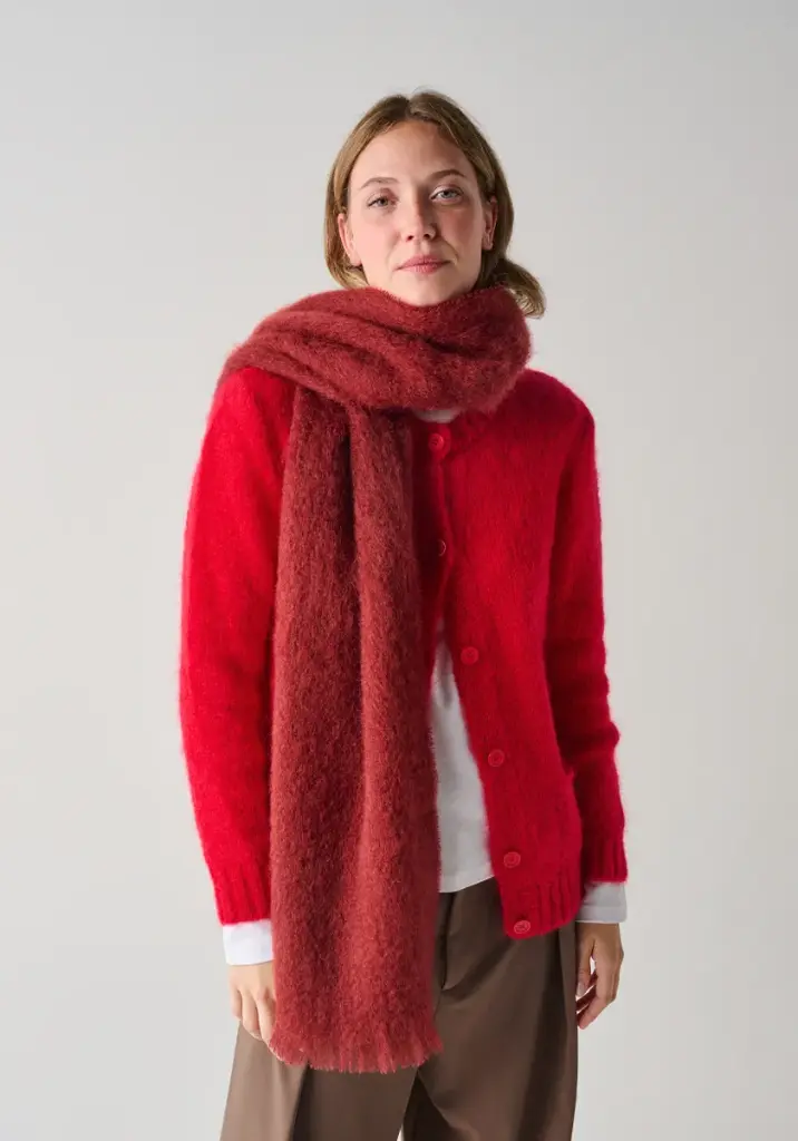 Grande écharpe 100% mohair made in France