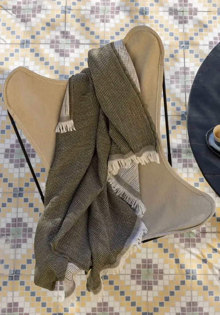 Plaid 100% laine mérinos