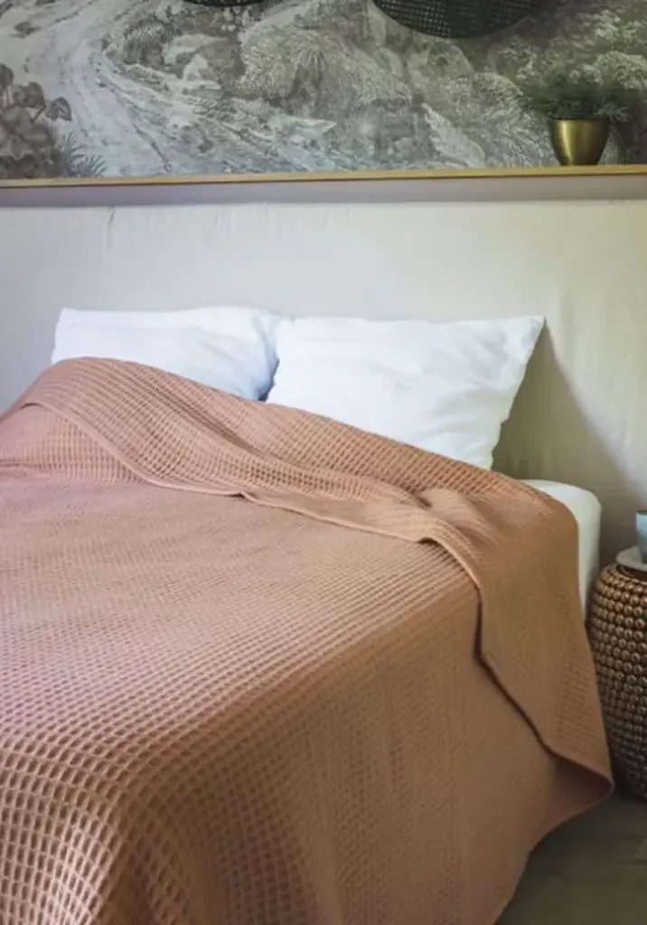 Couverture d'été en mérinos made in France