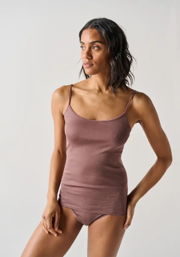 Caraco femme en coton mercerisé