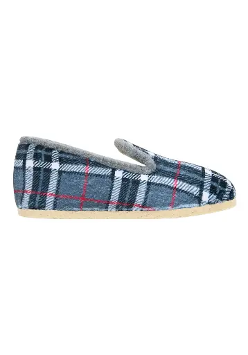 Chaussons pour homme à motif écossais