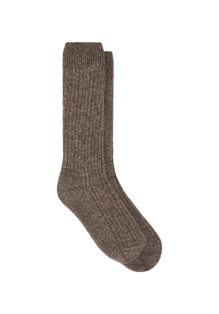 Mi-bas mixtes chauds en laine et duvet de yack
