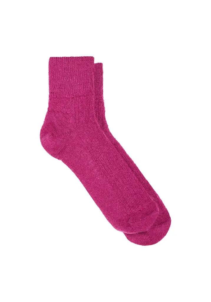 Socquettes mixtes en laine mohair