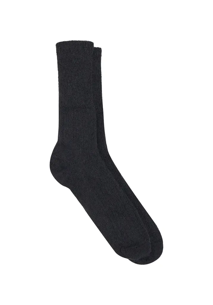 Chaussettes mixtes en laine mohair sans élastique