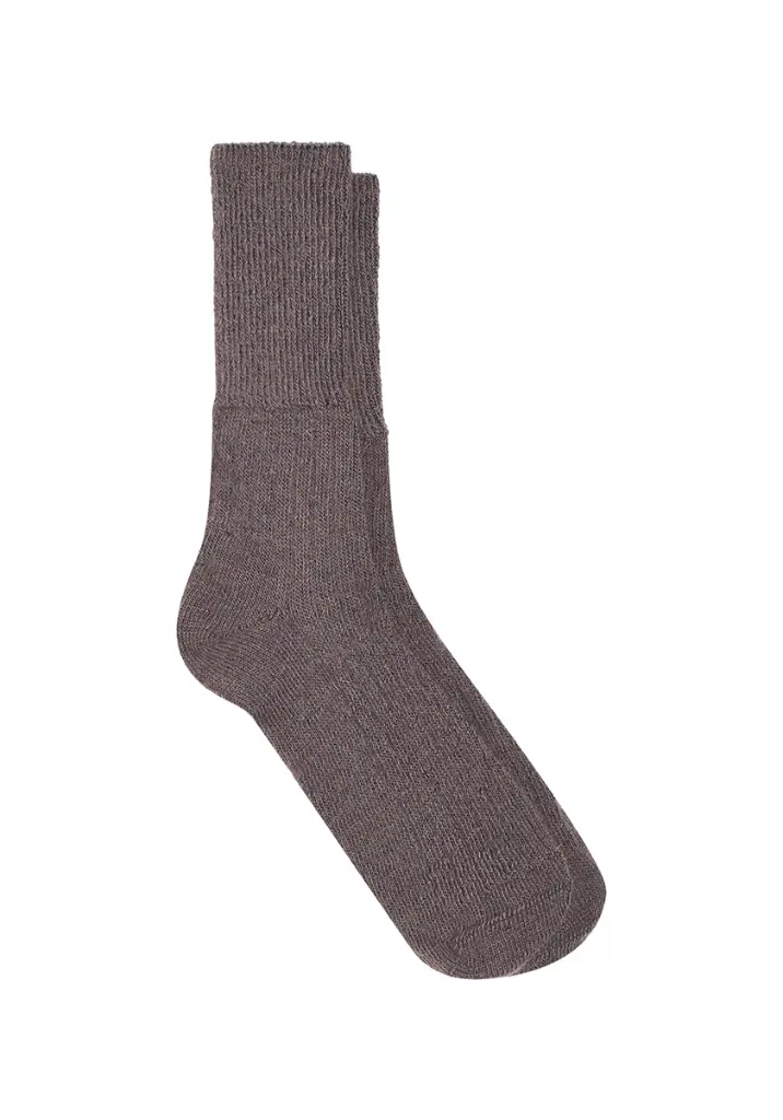 Chaussettes mixtes laine mohair sans compression