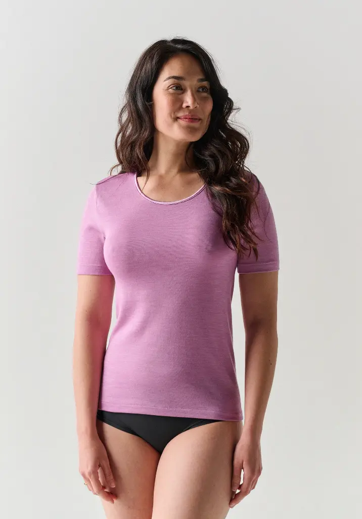 Sous vêtement chaud en coton laine et soie pour femme