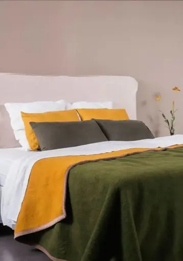 Couverture moelleuse en pure laine