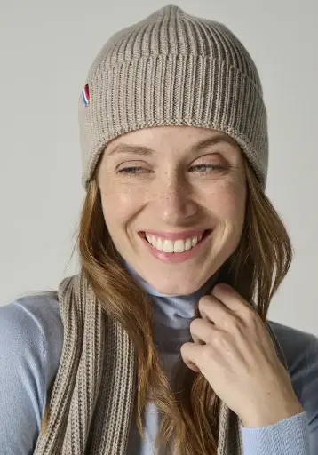 Bonnet femme 100% laine Mérinos