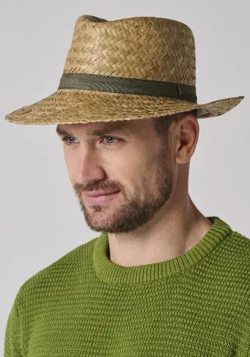 Chapeau en paille pour homme